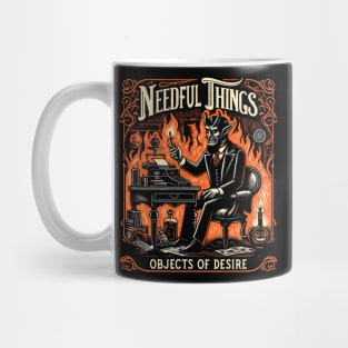 Victorian Gothic Antiques Objects of Desire - Vintage Distressed Horror Mug